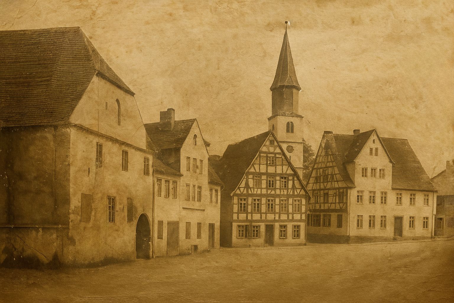 Hero: restauriertes altes Stadtfoto – Fotostudio Denk in Günzburg